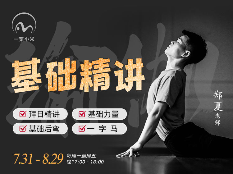 瑜伽基础后弯、力量、拜日、一字马（398月卡）