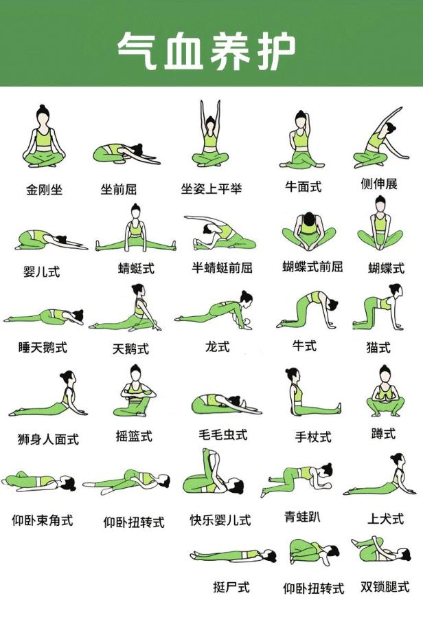 气血差、肩颈酸、腰粗？4 组瑜伽体式搞定养气血+塑形！